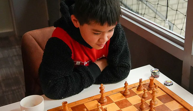 Alex Z. Xu bij een wedstrijd van zijn club Pegasus in Zwolle (foto Pegasus)